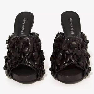 Jeffrey Campbell Robert’s Floral Leather Mules